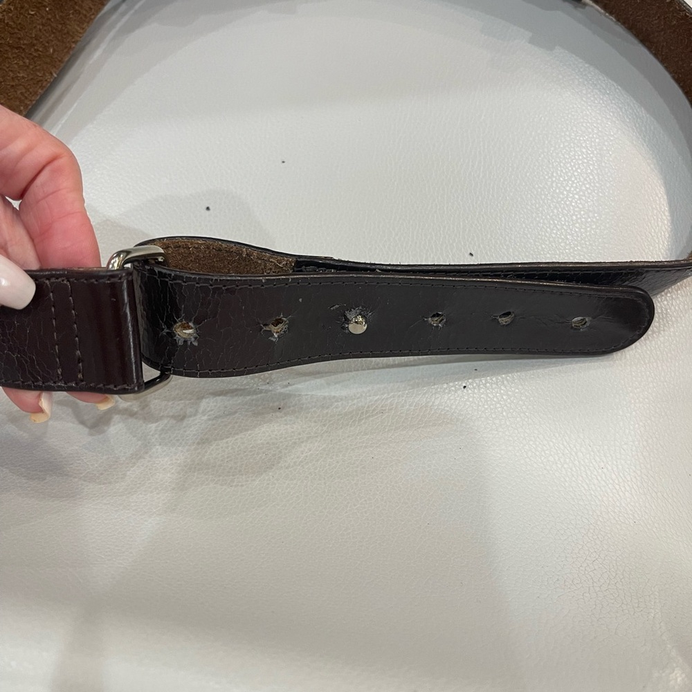 Brown Leather Waist Belt Bag - Picture 4 of 5